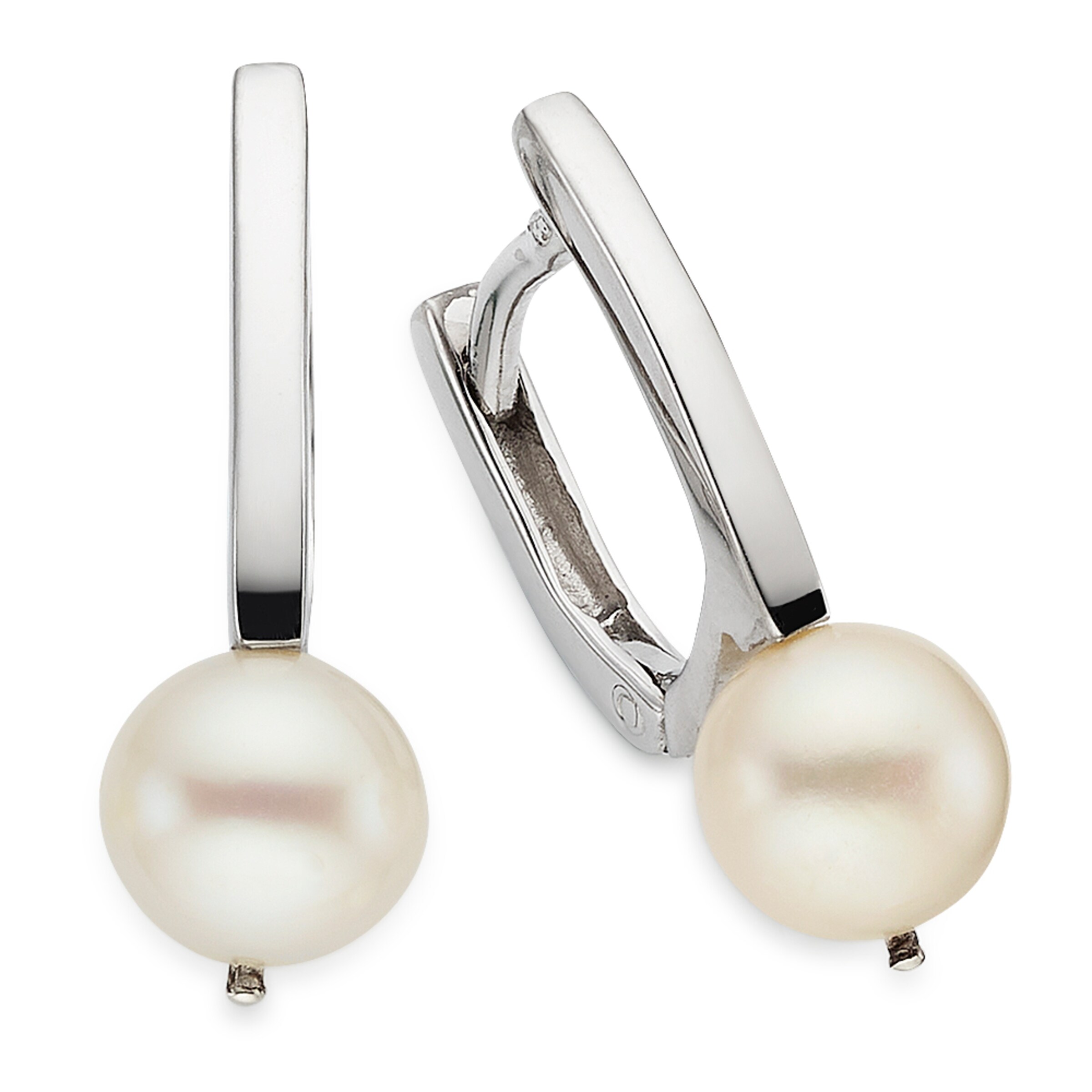 Bruno Banani LM Ohrringe in Weiß: Vorderseite