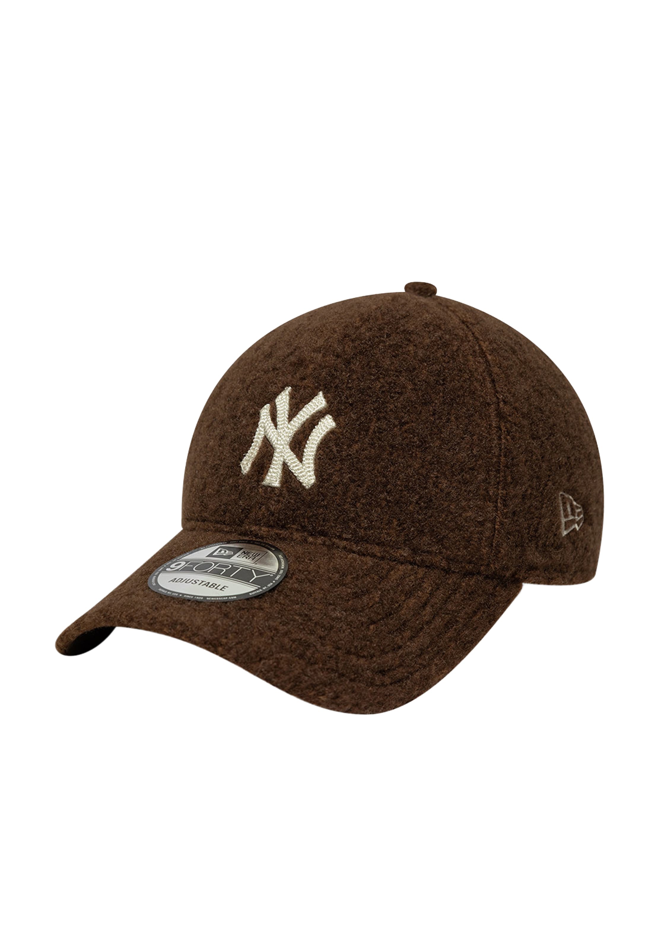 Șapcă sport '9FORTY MLB New York Yankees Winter Borg' de la NEW ERA pe maro: față