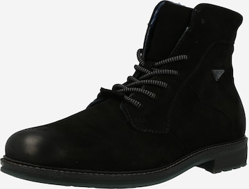 bugatti Lace-up boots 'Mirato' in Black: front