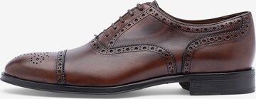 LOTTUSSE Lace-Up Shoes ' Lenox ' in Brown: front