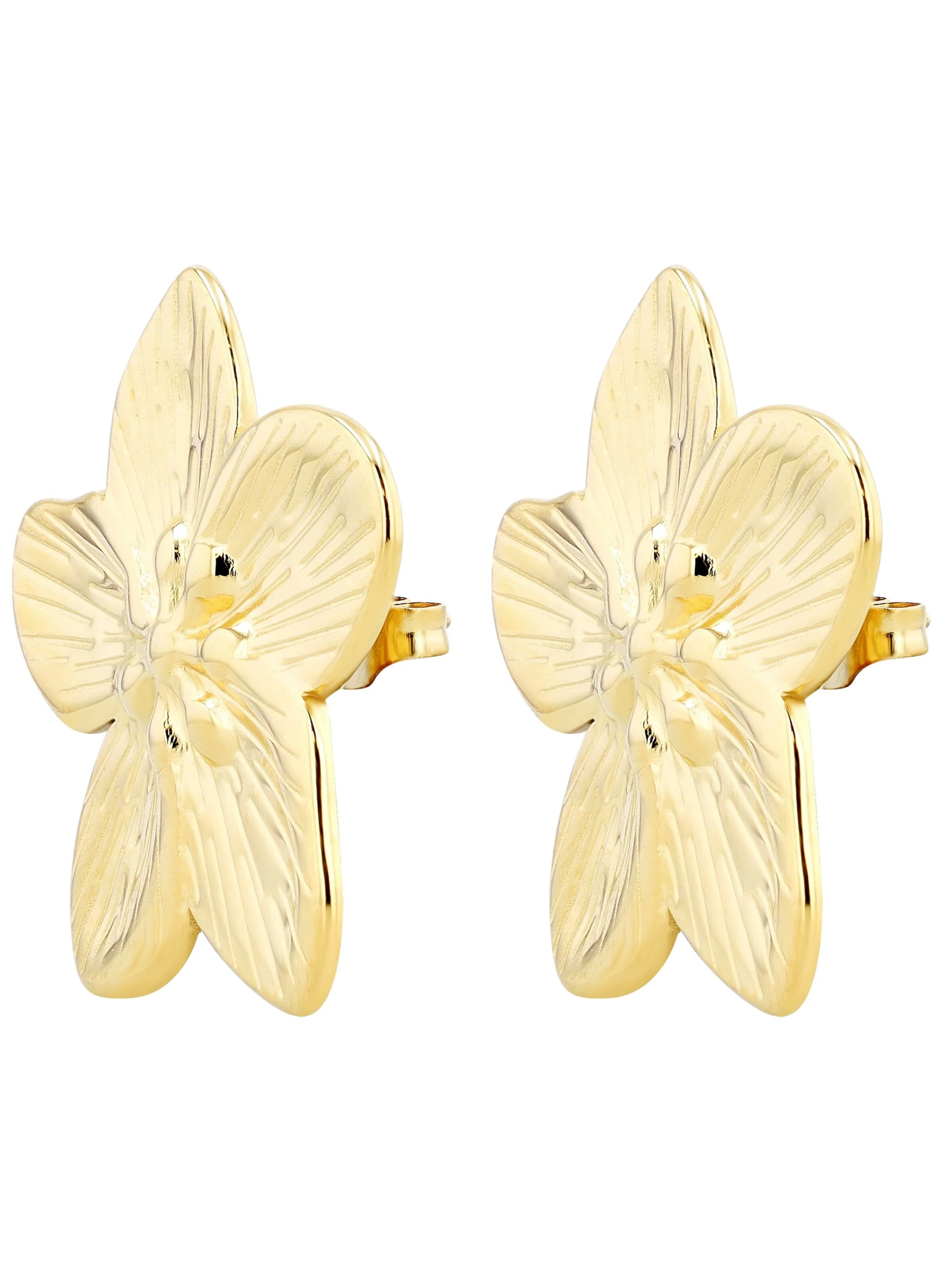 Akzent Ohrringe 'Valea, langlebig'‌‌‌‌‌‌‌‌‌‌ in Gold