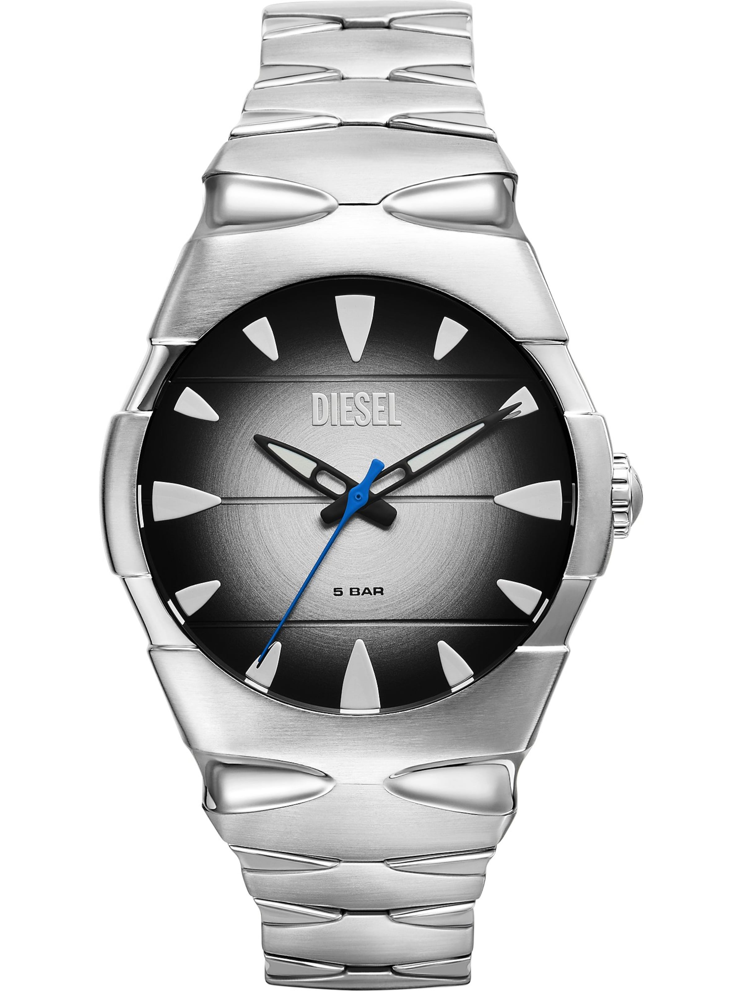 DIESEL Uhr 'D-Sruptor' in Silber: Vorderseite