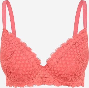 ETAM T-shirt Bra 'CHERIE CHERIE' in Red: front