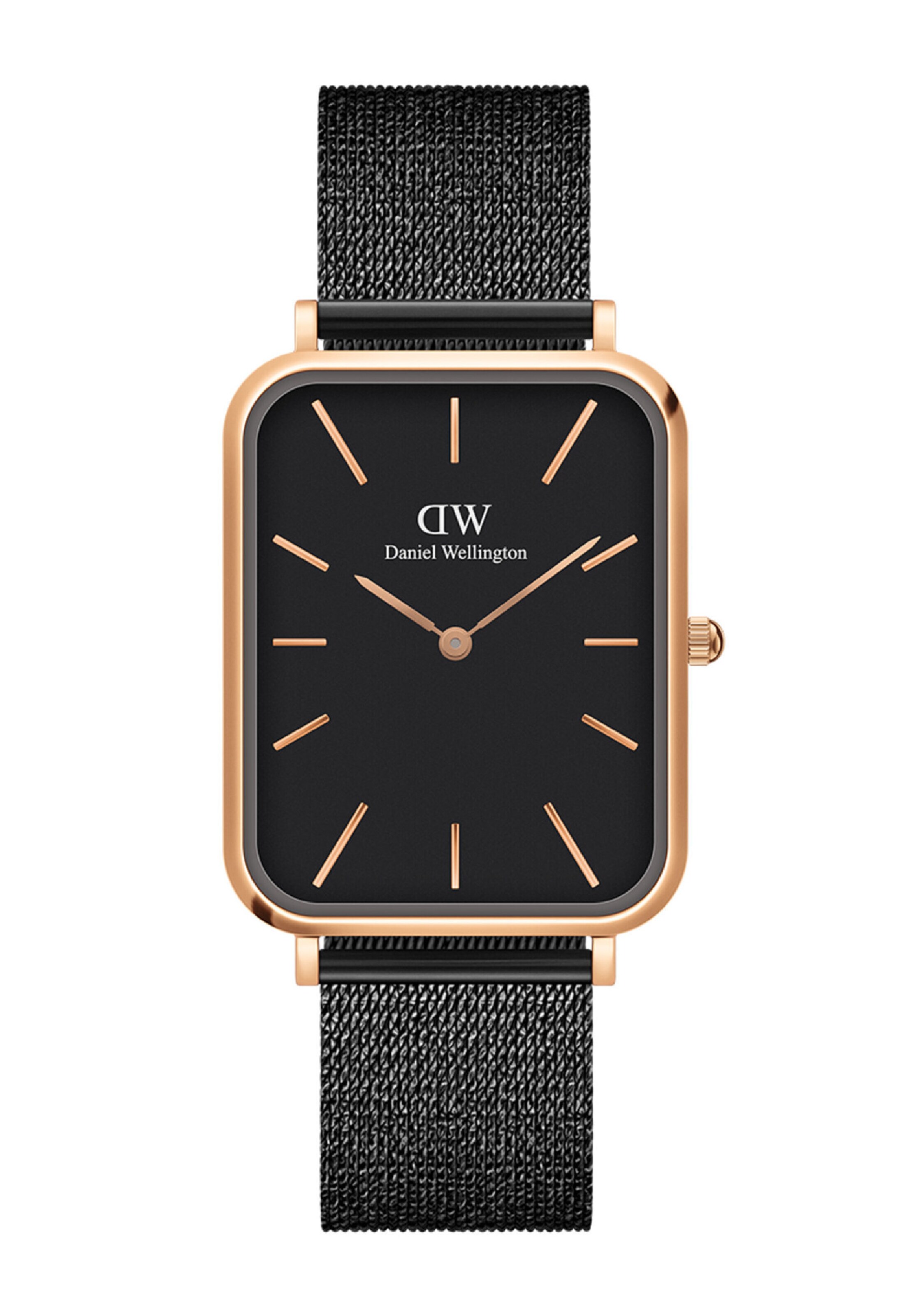 Orologio analogico di Daniel Wellington in nero: frontale