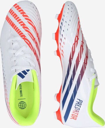 balts ADIDAS PERFORMANCE Futbola apavi 'Predator Edge.4  Boots Flexible Ground'