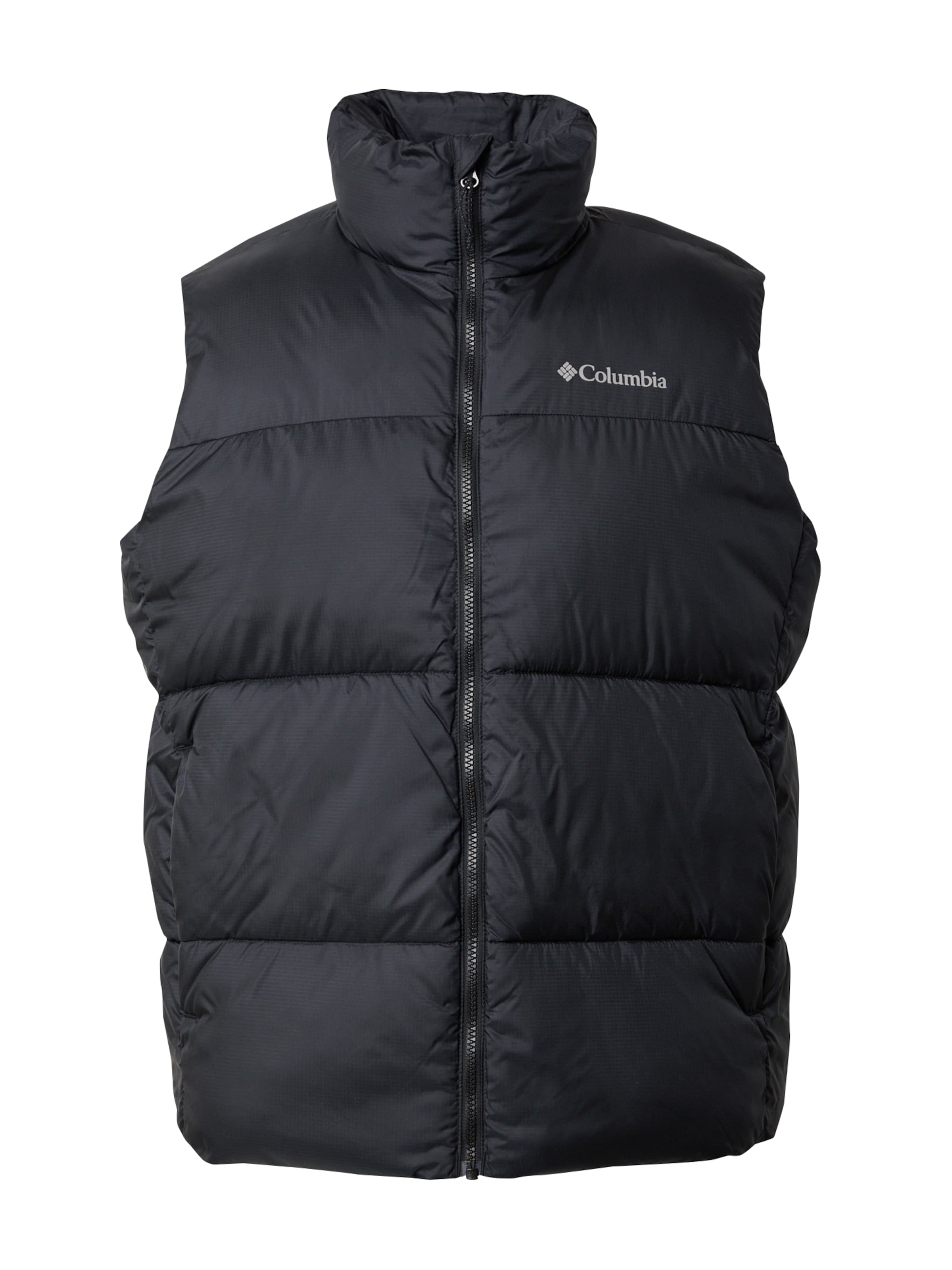 COLUMBIA Športen telovnik 'Puffect III' | črna barva: sprednja stran
