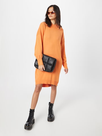 ESPRIT Úpletové šaty – oranžová