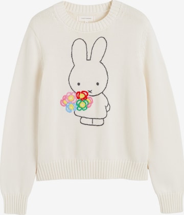 Chinti & Parker Neulepaita 'Miffy Hand' värissä beige: etupuoli