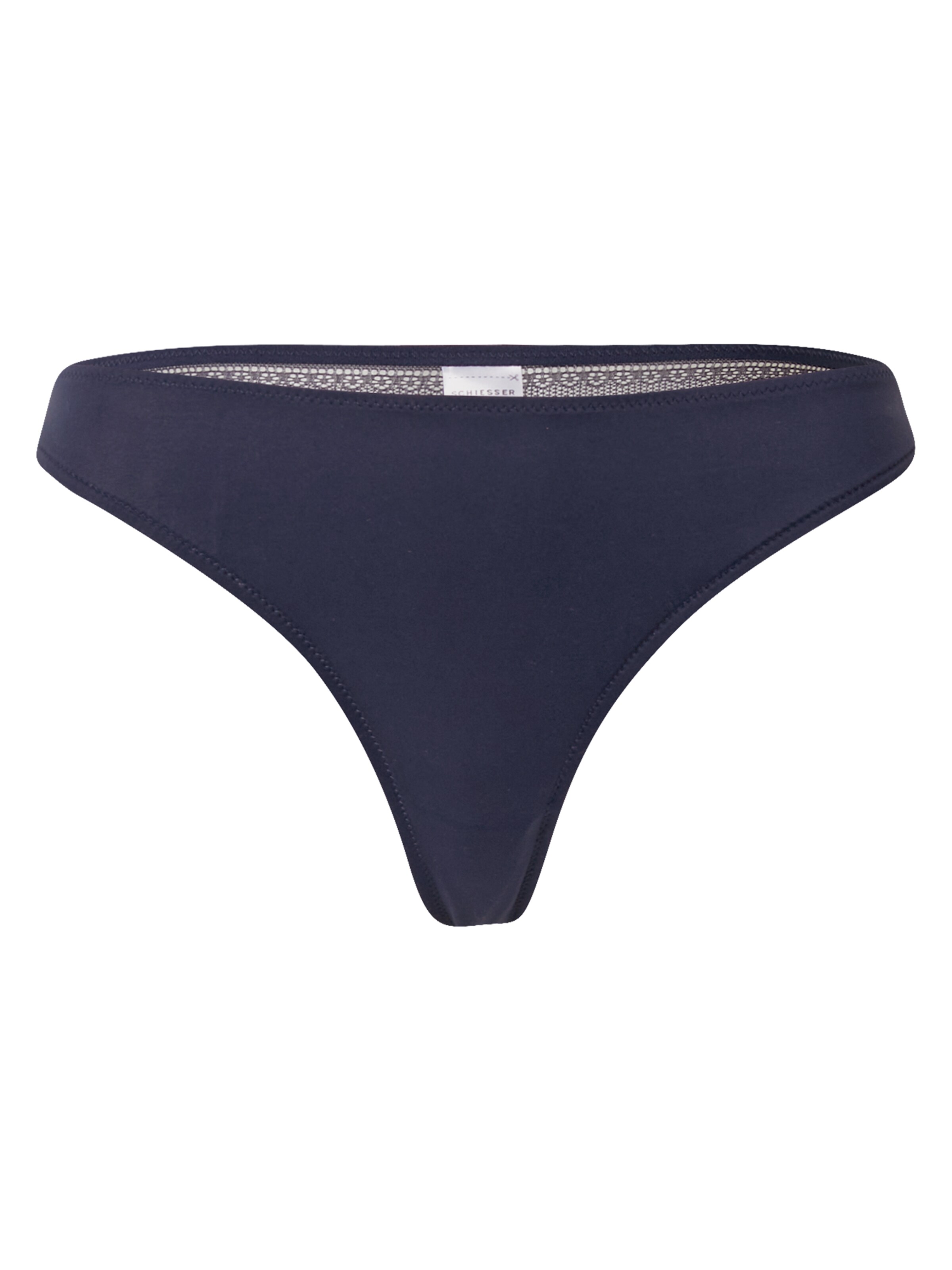 SCHIESSER String in Blau: Vorderseite