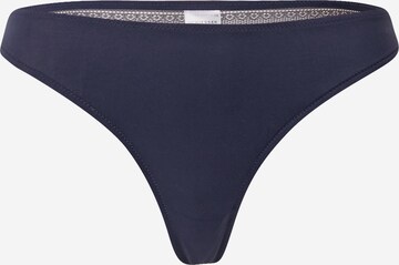 SCHIESSER Thong in Blue: front