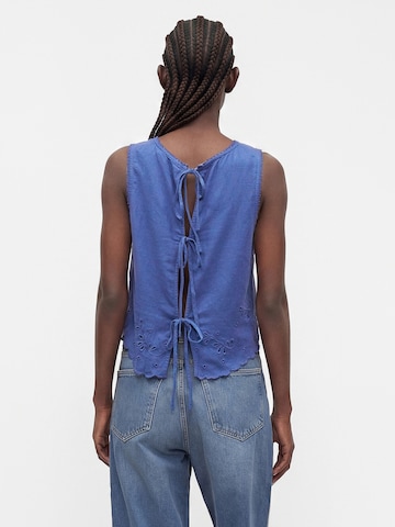 Bluză de la Abercrombie & Fitch pe albastru