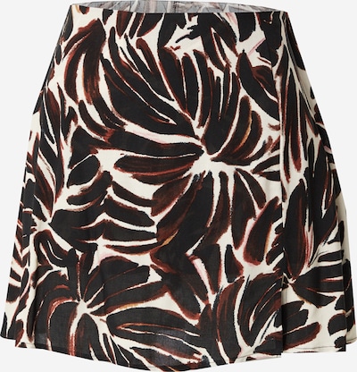 Sijonas 'ONLNOVA' iš ONLY, spalva – kaštoninė spalva / juoda / balta, Prekių apžvalga