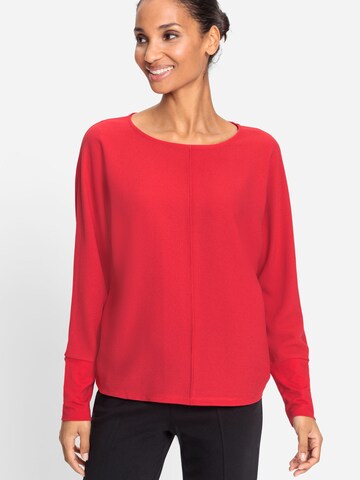 Olsen Shirt in Rood: voorkant