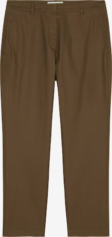 Marc O'Polo Tapered Chino Pants in Green: front