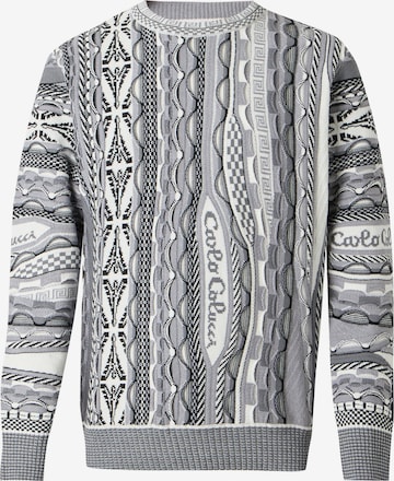Pullover di Carlo Colucci in grigio: frontale
