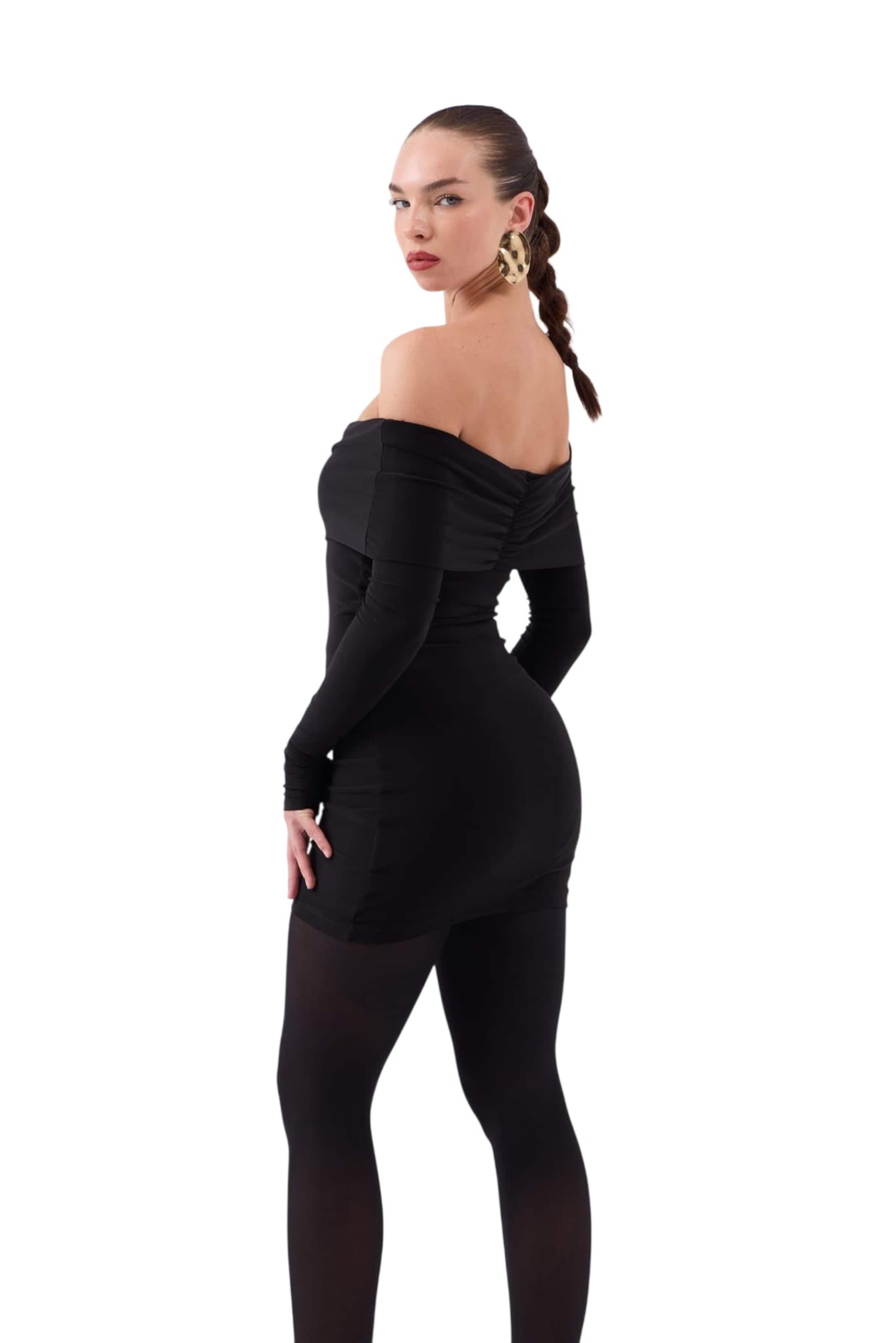 HOLLY LOLLY Kleid in Schwarz