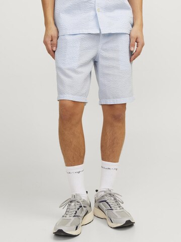 JACK & JONES Regular Shorts 'AIDEN PALMA' in Blau: predná strana