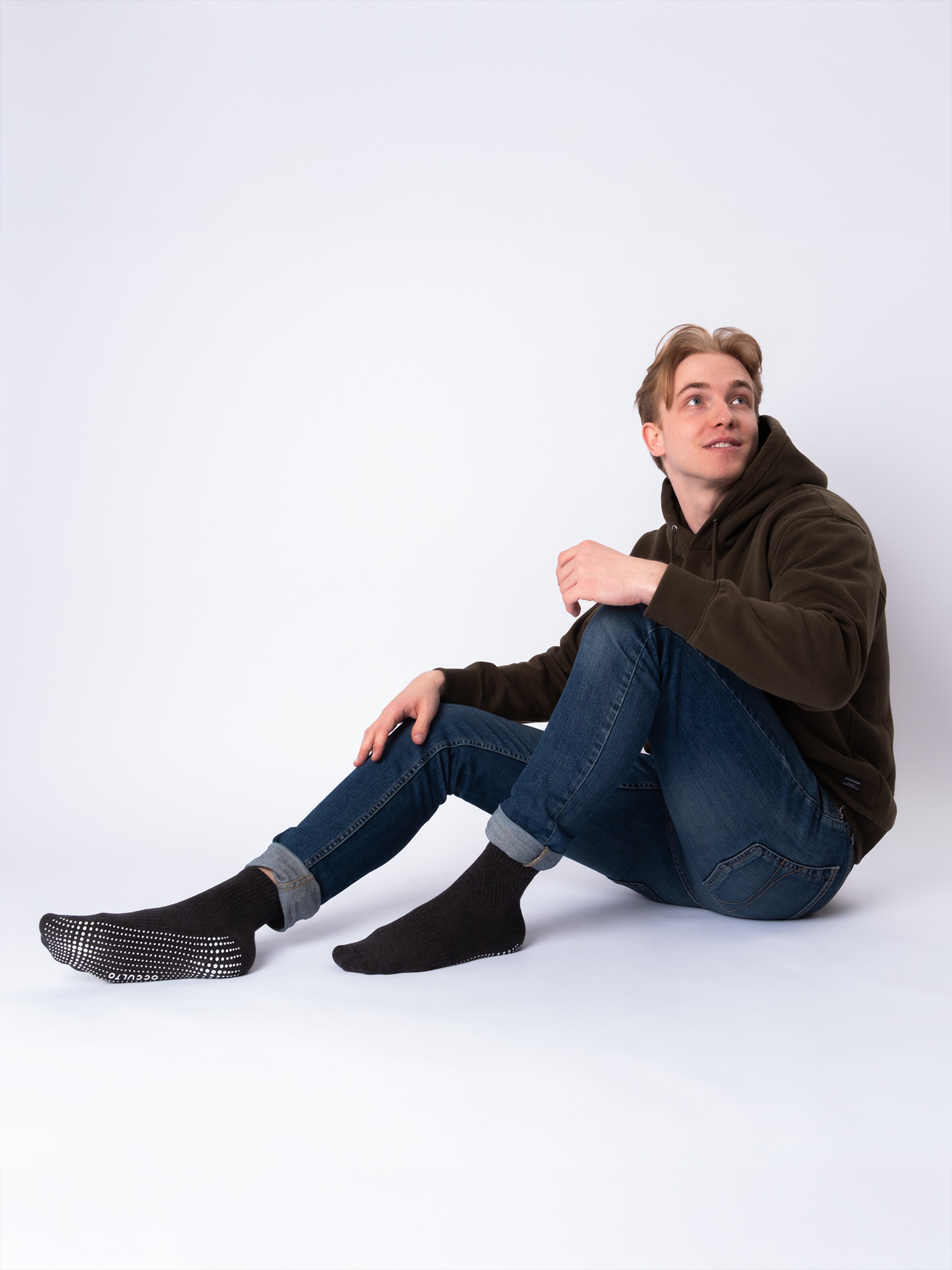 Occulto Sports socks 'Stopper Andi' in Blue: front