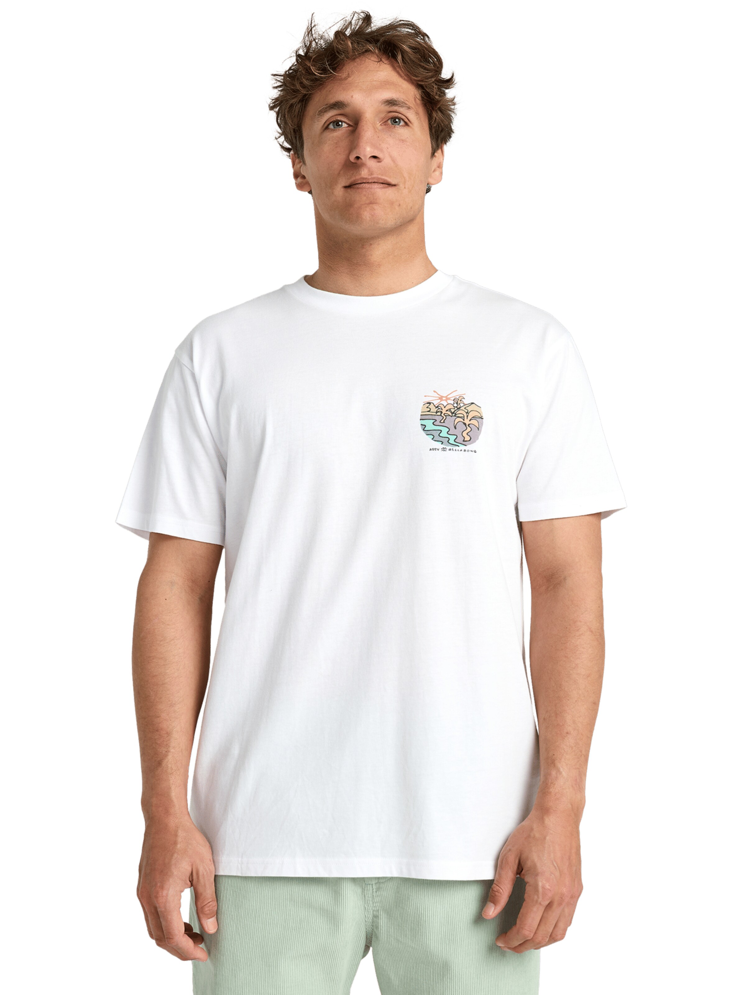 BILLABONG T-Shirt 'Shine' in Weiß