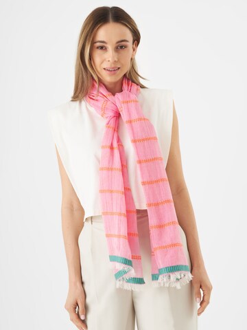 Écharpe CODELLO en rose : devant