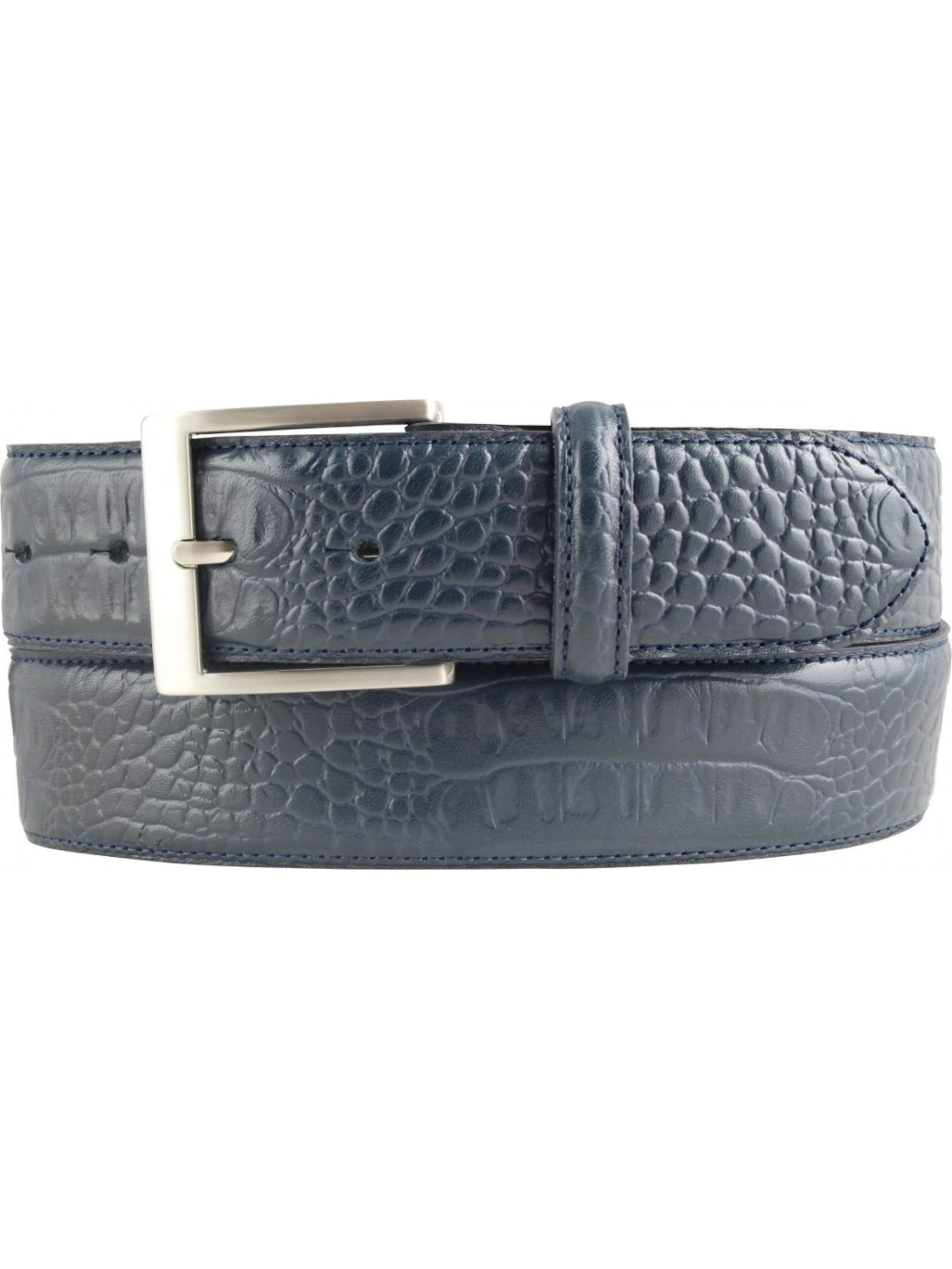 BELTINGER Gürtel 'Caserta'‌‌‌ in Blau: Vorderseite