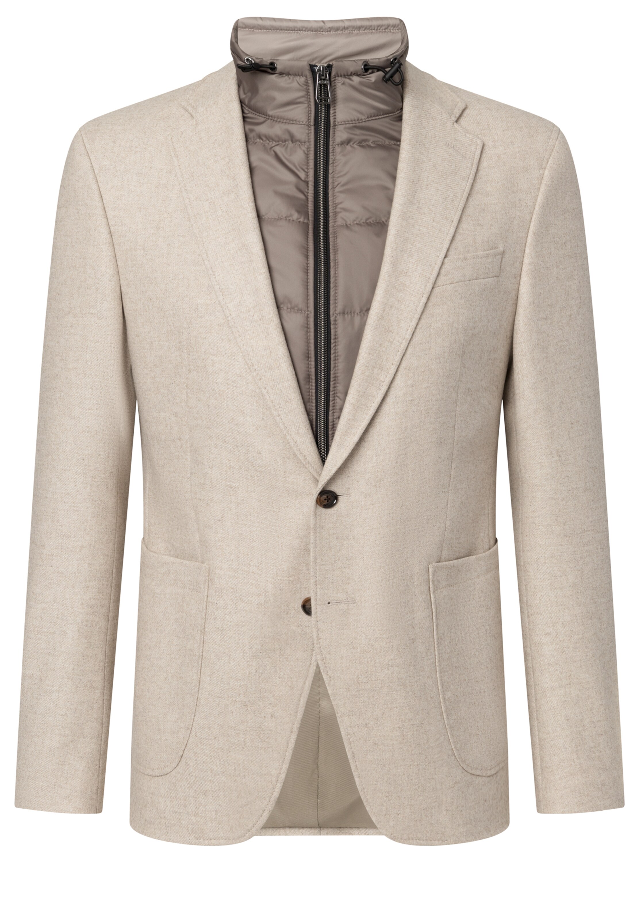 JOOP! Slim Fit Sakko 'Hectic' in Beige: Vorderseite