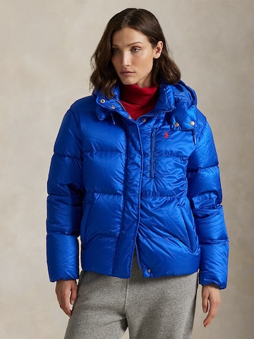 Polo Ralph Lauren Winterjas in Blauw: voorkant