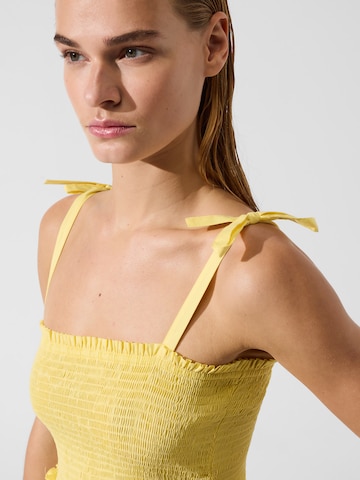 Abito da spiaggia 'Signature' di Karl Lagerfeld in giallo