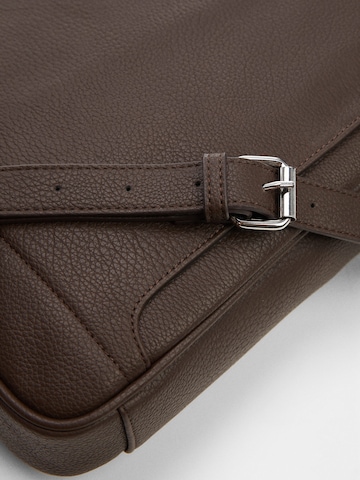 MANGO MAN Document Bag 'Newyork' in Brown