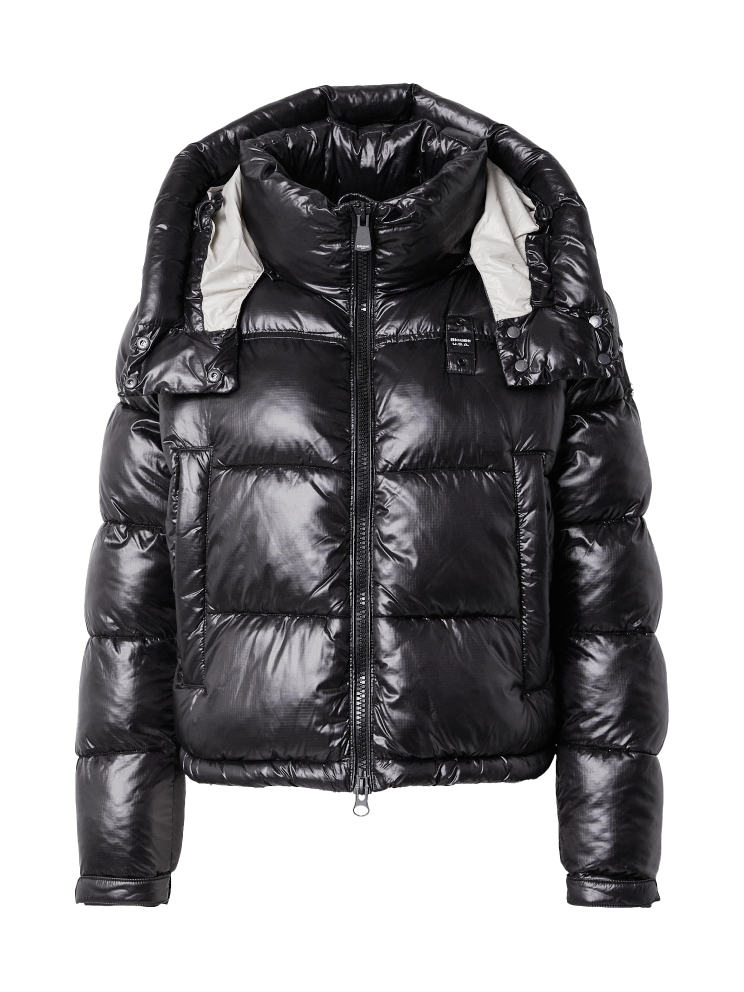 Blauer.USA Zimná bunda - Čierna: predná strana