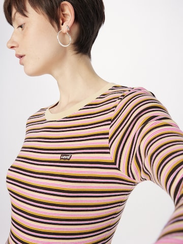 geltona LEVI'S ® Marškinėliai 'Long Sleeved Baby Tee'