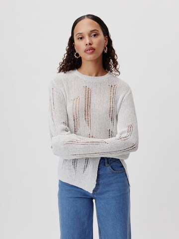 LeGer by Lena Gercke Pullover 'Tamina' i hvid: forside