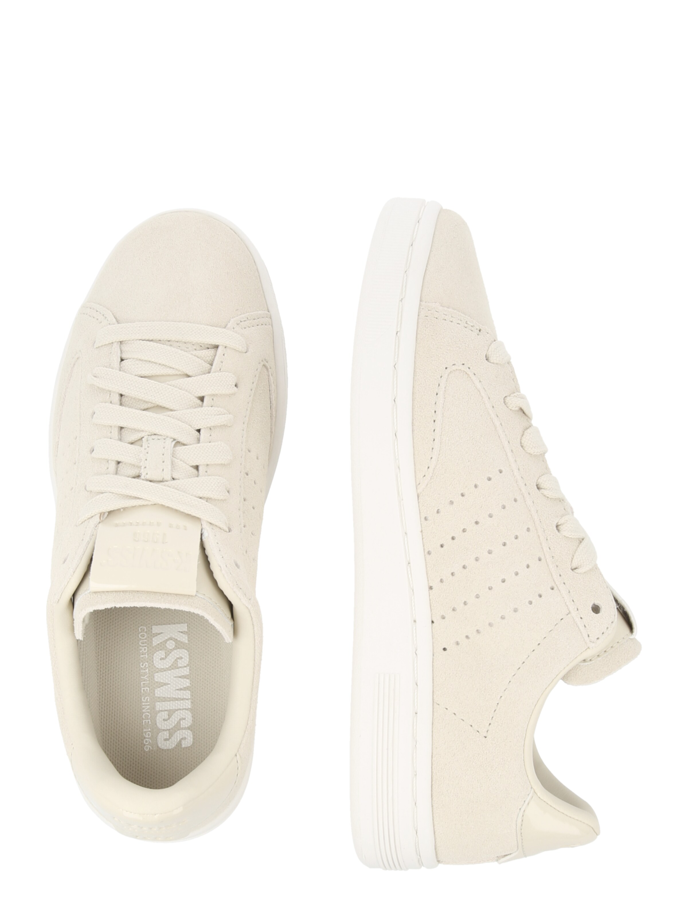 K-SWISS - Sapatilhas baixas 'LOZAN  KLUB' em bege