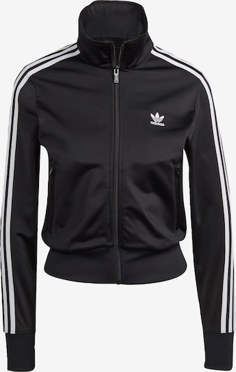 ADIDAS ORIGINALS Sweatjakke 'Adicolor Classics Firebird' i svart / hvit, Produktvisning