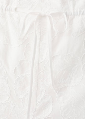 MANGO Loose fit Pants 'Lisboa' in White