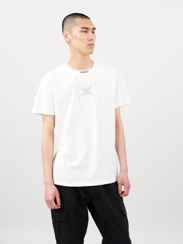 T-Shirt 'Ronin' Cørbo Hiro en blanc : devant