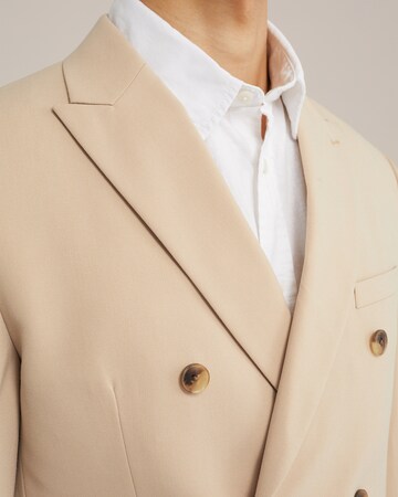 WE Fashion - Ajuste regular Chaqueta saco en beige