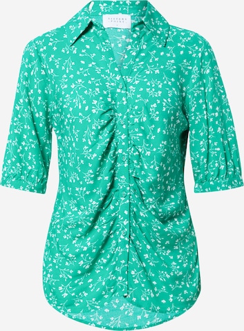 SISTERS POINT - Blusa 'MABY' em verde: frente