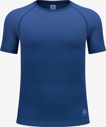 ODLO Base Layer 'PERFORMANCE LIGHT ECO' in Blau: Vorderseite
