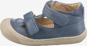 NATURINO First-step shoe 'NATURINO PUFFY NAPPA' in Blue: front