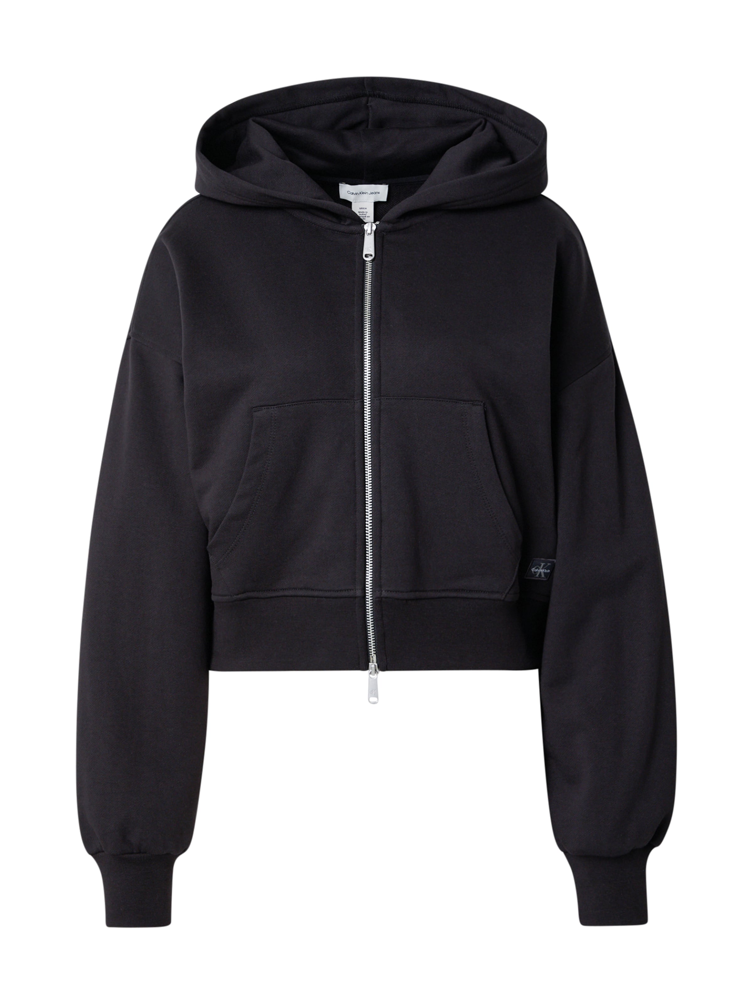 Calvin Klein Jeans Dressipluus, värv must: eest vaates