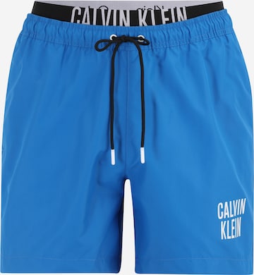 Calvin Klein Swimwear Board Shorts in Blue: front