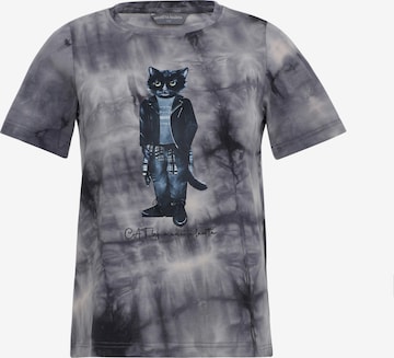 pilka Cat e Lolette Marškinėliai 'Rocker Cat': priekis