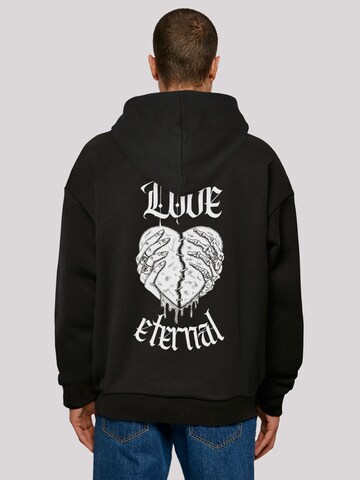 Sweat-shirt 'Valentines Streetwear' F4NT4STIC en noir : devant