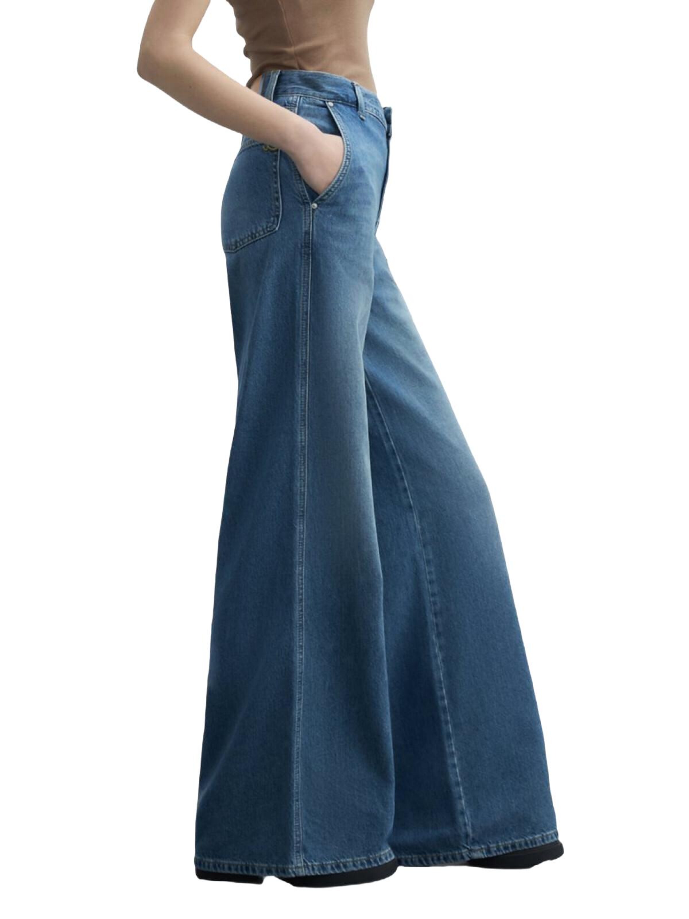 LTB Jeans Wide leg Jeans 'Mariam' in Blauw