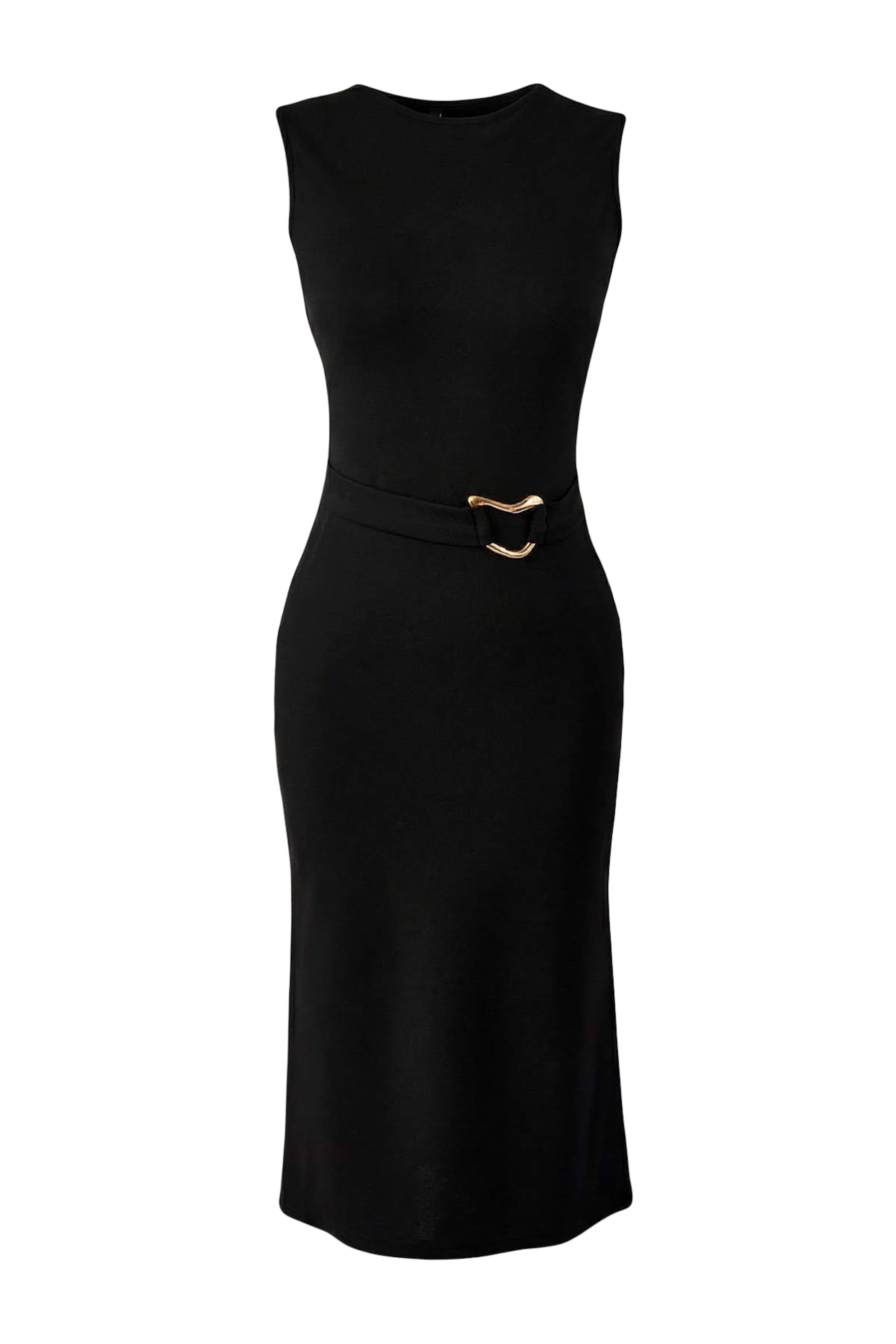 Trendyol - Vestido en negro: frente