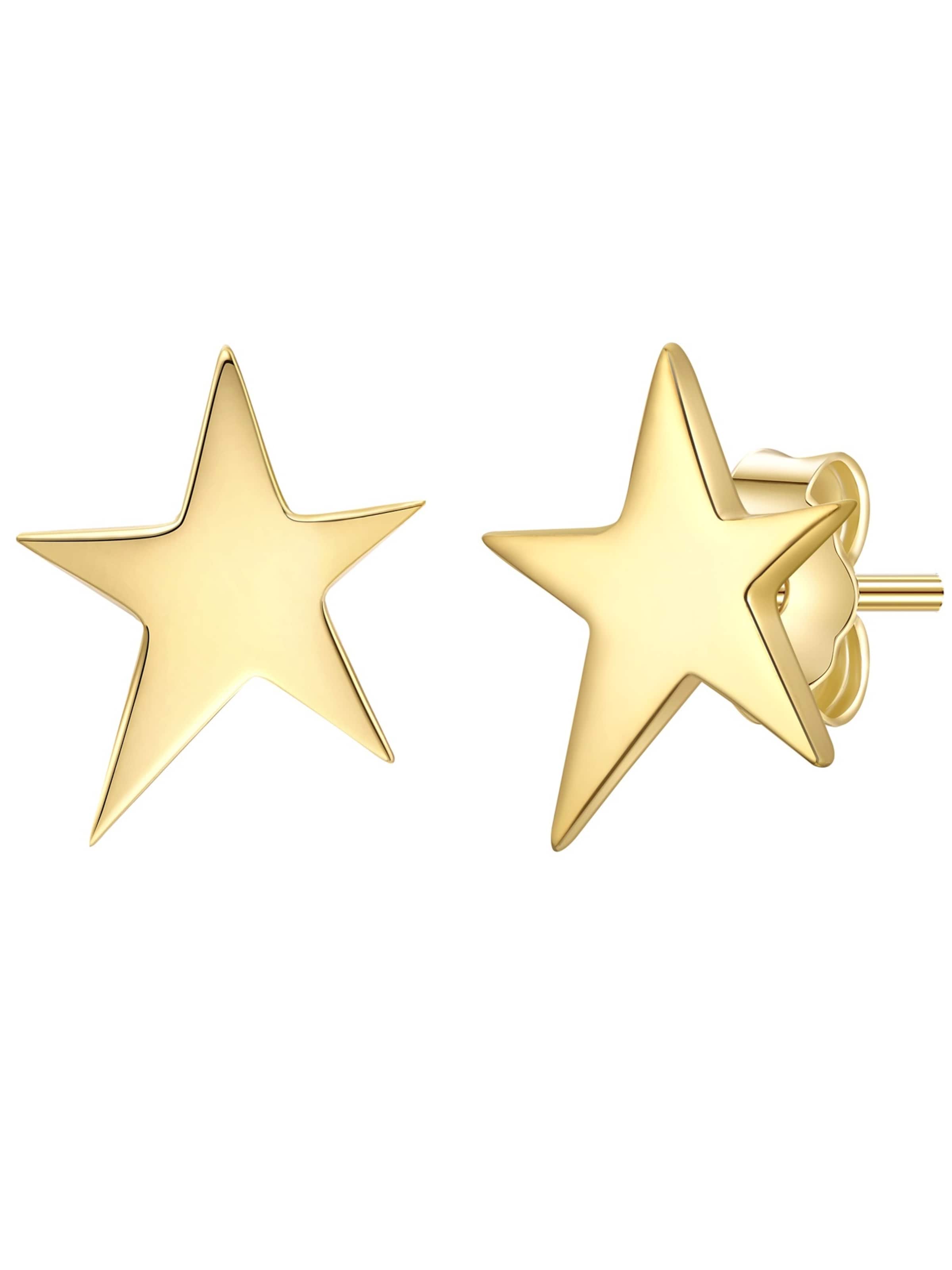 Glanzstücke München Ohrstecker in Gold: Vorderseite