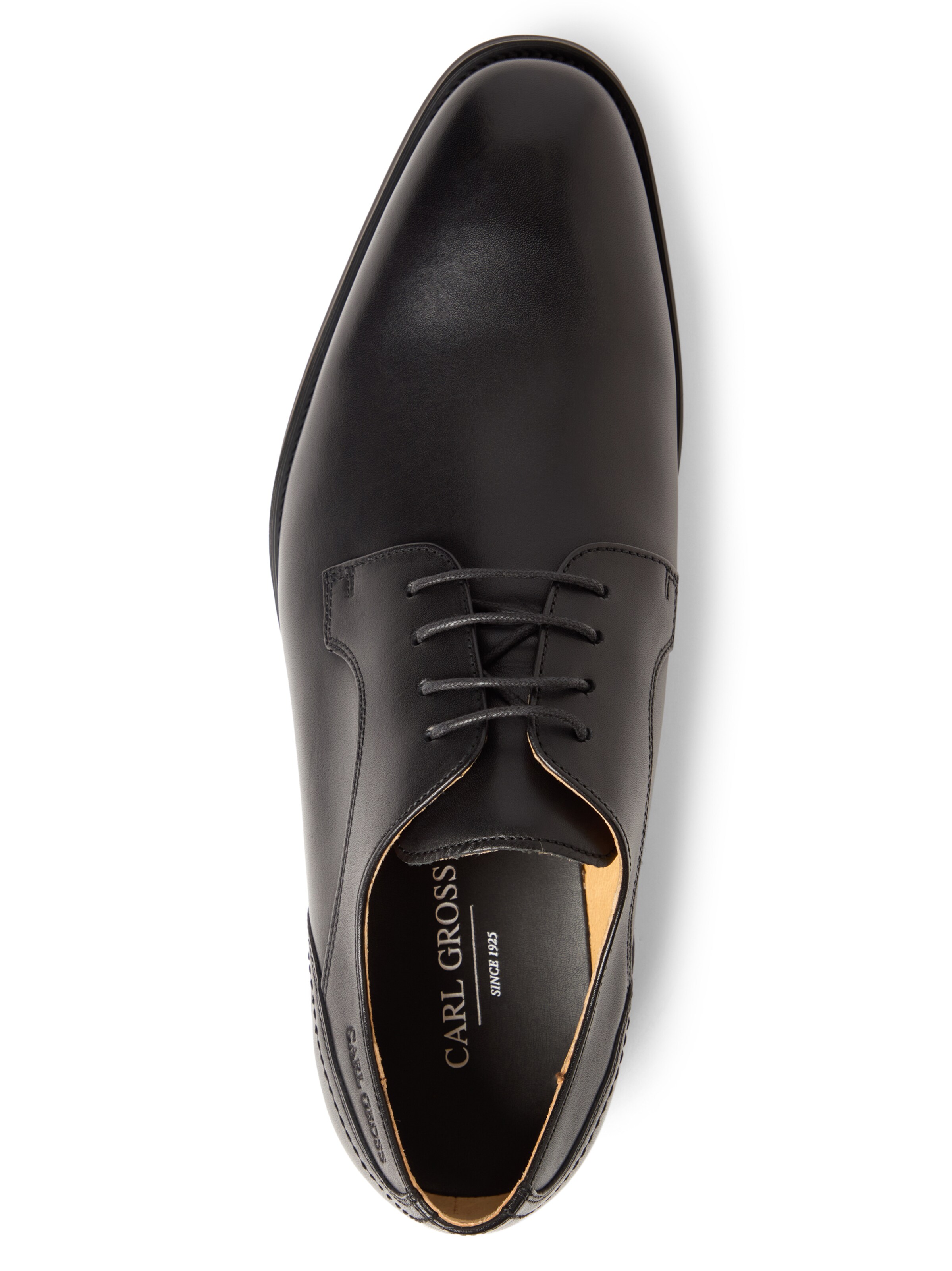 CARL GROSS Schnürschuh in Schwarz