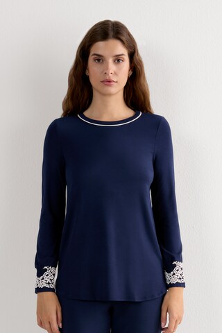 INTIMISSIMI Schlafshirt in Blau: Vorderseite