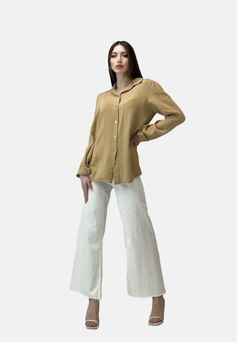 Elara Blouse in Beige